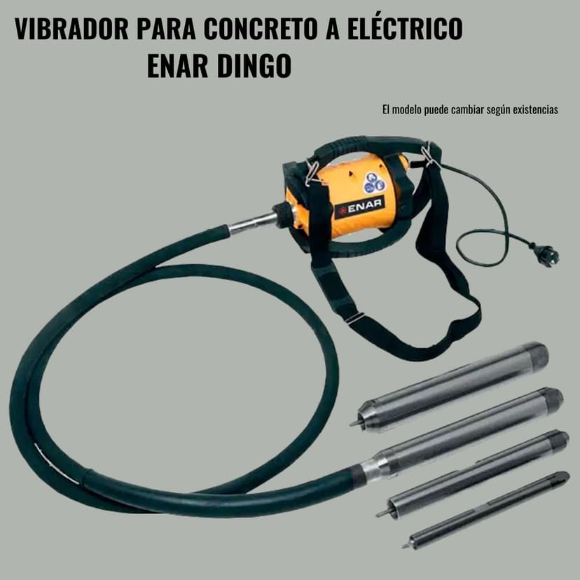 VIBRADOR PARA CONCRETO ELÉCTRICO DINGO