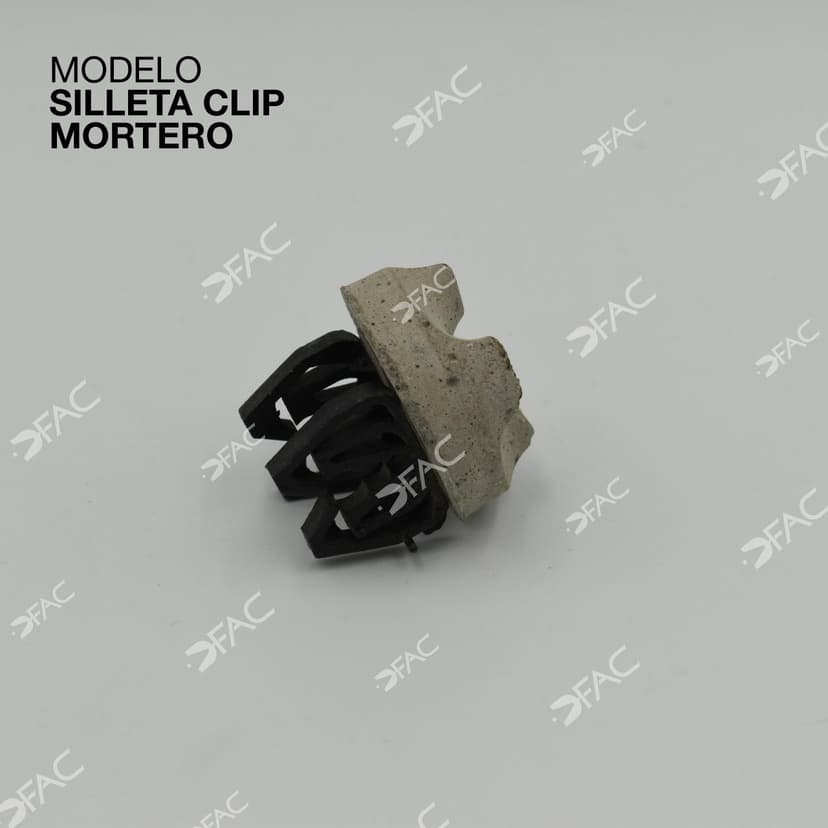 Clip pinza mortero