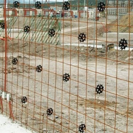 Disco separador para muro de concreto