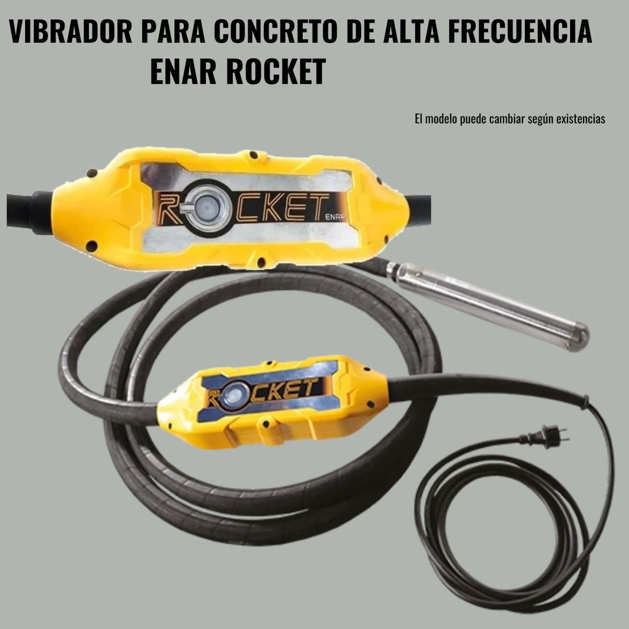 VIBRADOR PARA CONCRETO DE ALTA FRECUENCIA ROCKET DFAC